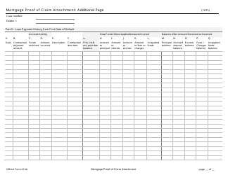 Official Form 410A Mortgage Proof of Claim Attachment, Page 2