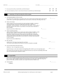 Official Form 425C Monthly Operating Report for Small Business Under Chapter 11, Page 2