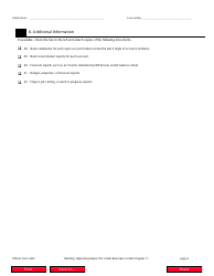 Official Form 425C Monthly Operating Report for Small Business Under Chapter 11, Page 4