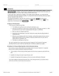 Official Form 425B Disclosure Statement for Small Business Under Chapter 11, Page 3