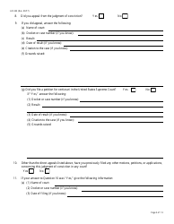 Form AO243 Motion Under 28 U.s.c. 2255 to Vacate, Set Aside, or Correct Sentence by a Person in Federal Custody, Page 3