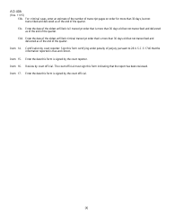 Instructions for Form AO40A Attendance and Transcripts of United States Court Reporters, Page 4