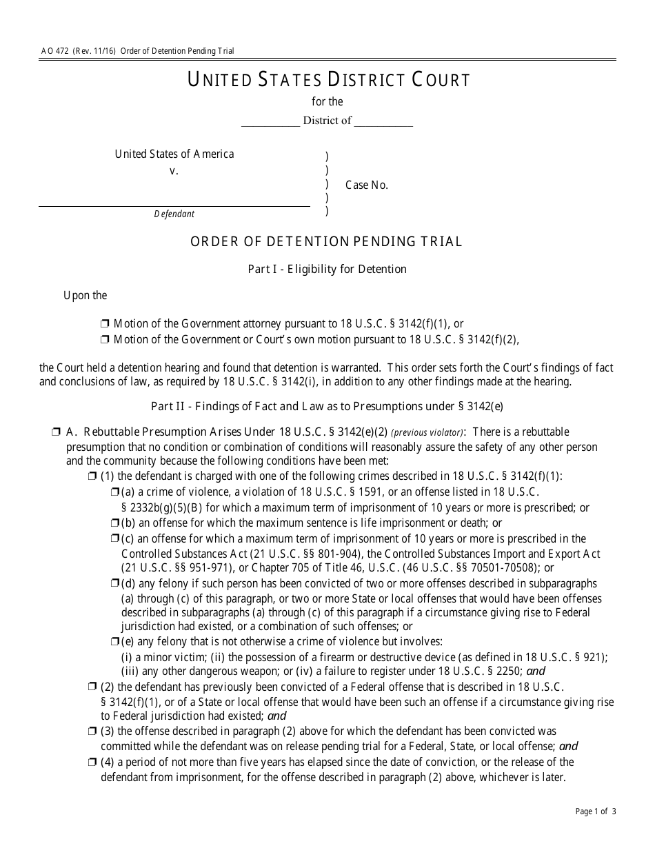 Form AO472 Fill Out, Sign Online and Download Fillable PDF Templateroller