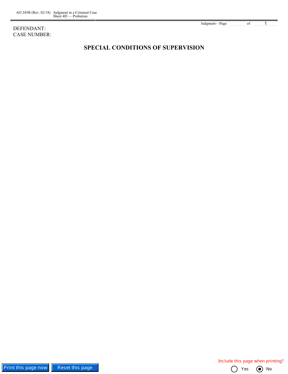 Form AO245B Judgment in a Criminal Case, Page 14