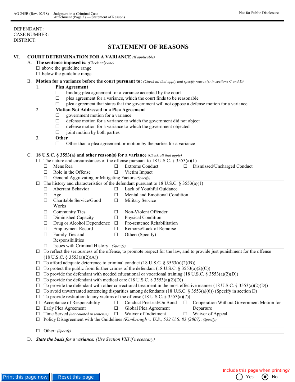 Form AO245B Judgment in a Criminal Case, Page 24