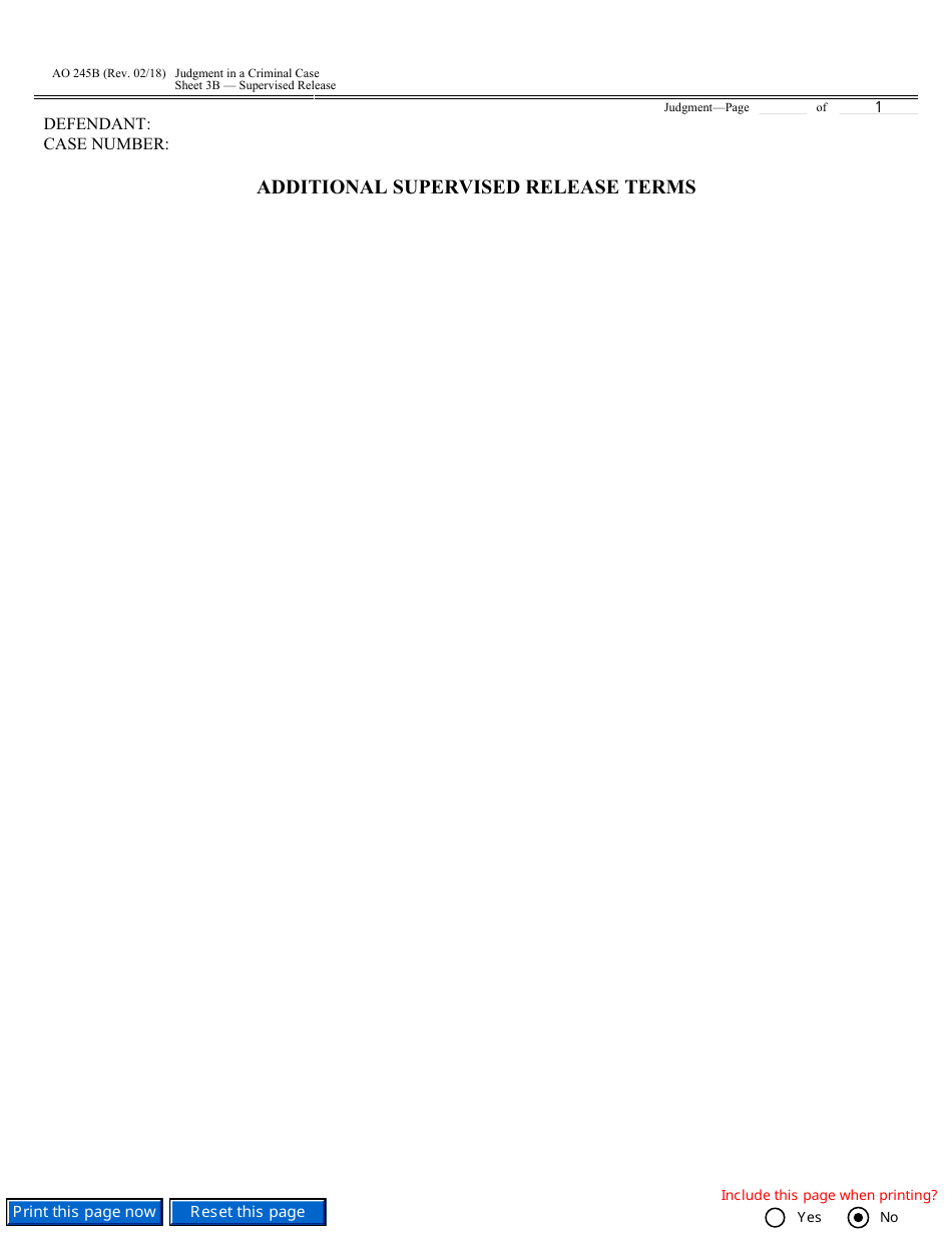 Form AO245B Judgment in a Criminal Case, Page 7