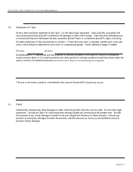 Form Pro Se5 Complaint for a Civil Case Alleging Negligence, Page 4