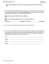 Form CMS-10106 1-800-medicare Authorization to Disclose Personal Health Information, Page 6