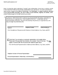 Form CMS-10106 1-800-medicare Authorization to Disclose Personal Health Information, Page 7