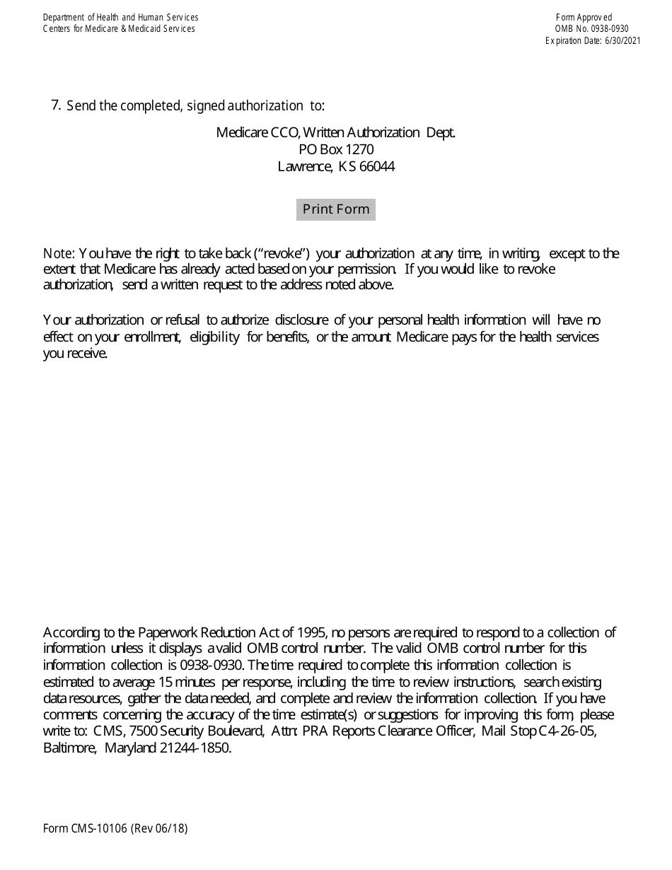 form-cms-10106-download-fillable-pdf-or-fill-online-1-800-medicare