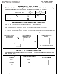 Form CMS-2786M Worksheet for Determining Evacuation Capability - Intermediate Care Facilities for Individuals With Intellectual Disabilities (Existing Facilities Only) - 2012 Life Safety Code, Page 5
