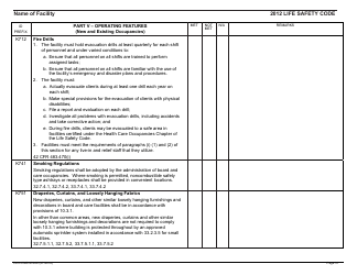 Form CMS-2786X Fire Safety Survey Report - Intermediate Care Facilities With Intellectual Disabilities (Apartment House) - 2012 Life Safety Code, Page 31