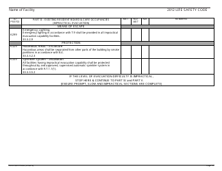 Form CMS-2786W Fire Safety Survey Report - Intermediate Care Facilities for Individuals With Intellectual Disabilities (Large Facilities) - 2012 Life Safety Code, Page 16