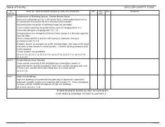 Form CMS-2786W Fire Safety Survey Report - Intermediate Care Facilities for Individuals With Intellectual Disabilities (Large Facilities) - 2012 Life Safety Code, Page 26