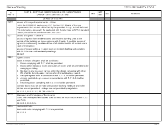 Form CMS-2786W Fire Safety Survey Report - Intermediate Care Facilities for Individuals With Intellectual Disabilities (Large Facilities) - 2012 Life Safety Code, Page 5