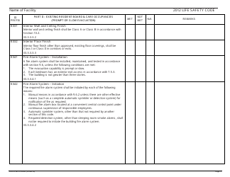 Form CMS-2786W Fire Safety Survey Report - Intermediate Care Facilities for Individuals With Intellectual Disabilities (Large Facilities) - 2012 Life Safety Code, Page 9