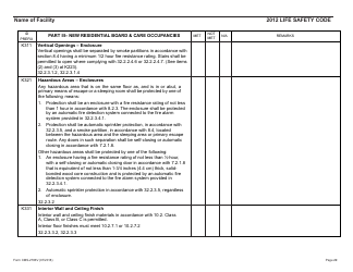 Form CMS-2786V Fire Safety Survey Report - Intermediate Care Facilities for Individuals With Intellectual Disabilities (Small Facilities) - 2012 Life Safety Code, Page 29
