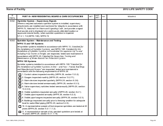 Form CMS-2786V Fire Safety Survey Report - Intermediate Care Facilities for Individuals With Intellectual Disabilities (Small Facilities) - 2012 Life Safety Code, Page 33