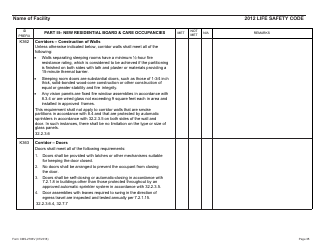 Form CMS-2786V Fire Safety Survey Report - Intermediate Care Facilities for Individuals With Intellectual Disabilities (Small Facilities) - 2012 Life Safety Code, Page 35
