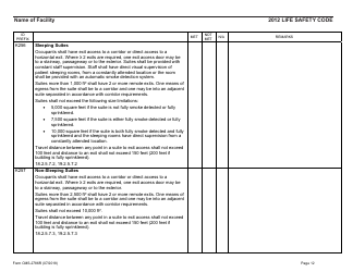 Form CMS-2786R Fire Safety Survey Report - Healthcare - 2012 Life Safety Code, Page 12