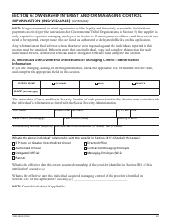 Form CMS-20134 Medicare Enrollment Application, Page 20