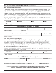 Form CMS-20134 Medicare Enrollment Application, Page 28