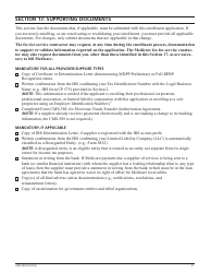 Form CMS-20134 Medicare Enrollment Application, Page 31