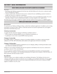 Form CMS-20134 Medicare Enrollment Application, Page 6