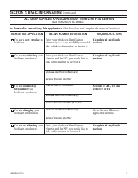 Form CMS-20134 Medicare Enrollment Application, Page 7