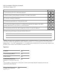 Form NIH2914-1 Appendix 2 Gift Transmittal Checklist, Page 2