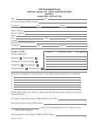 Document preview: Form NIH2914 Appendix 1 Gift Transmittal Form
