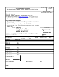 Document preview: Form NIH2927 Invoice of Fee for Freedom of Information Act (Foia) Services