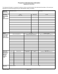 Form NIH465-1 Application for Radionuclide Authorization, Page 3