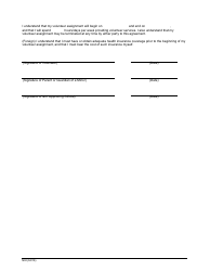Nih Special Volunteer Agreement Form, Page 2