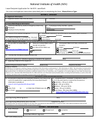 Form NIH2940 Leave Recipient Application for the Nih Leave Bank, Page 2