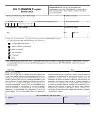 Document preview: Form NIH2705-5 Nih Transhare Program Termination