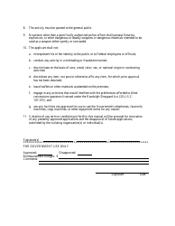 Application for the Occasional Use of Nih-Controlled Facilities, Page 3
