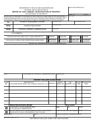 Document preview: Form NIH-649-2 Report of Loss, Damage, or Destruction of Property