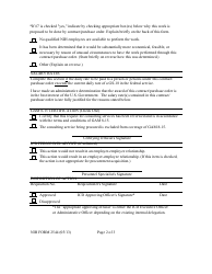 Form 2544 Certification for Professional Services Acquisitions, Page 2