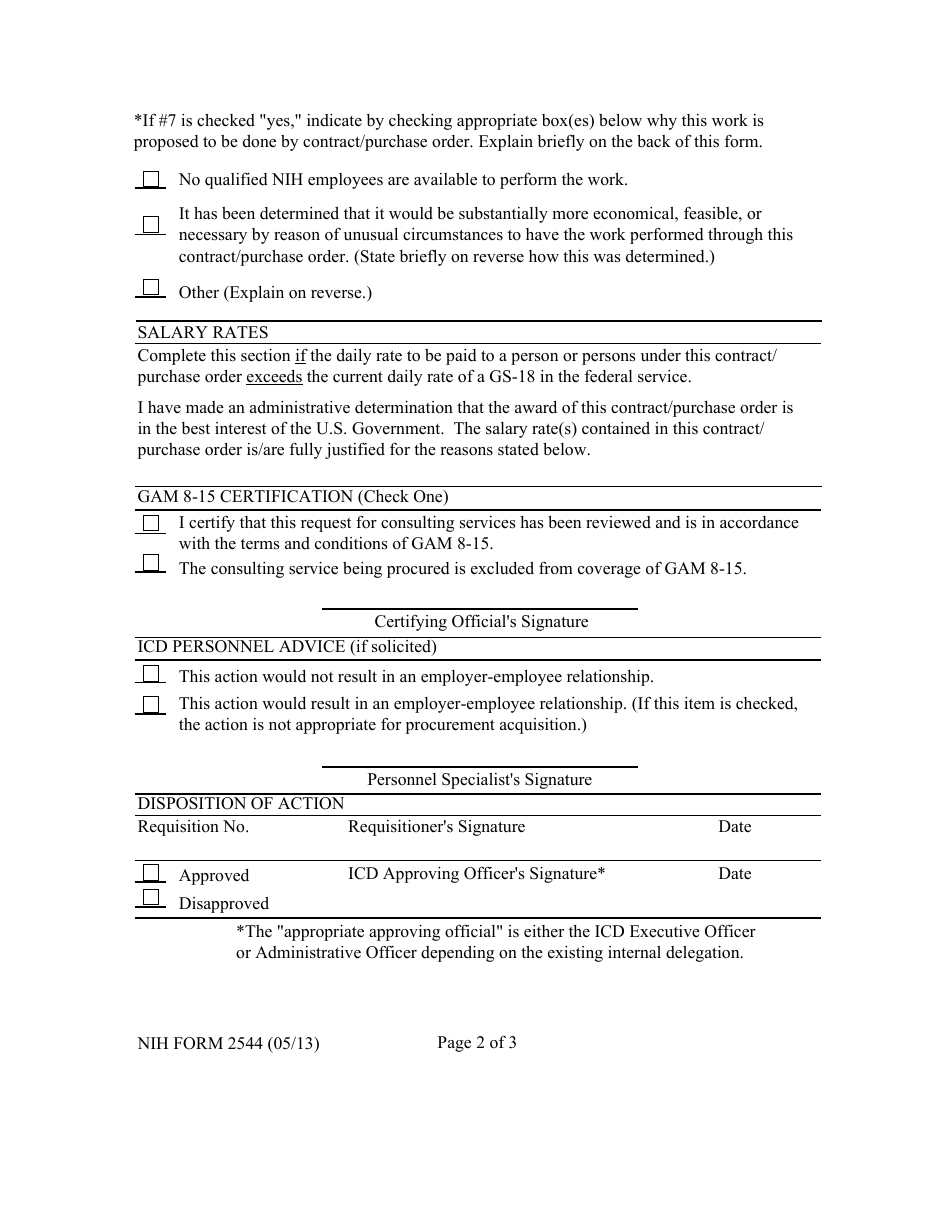 Form 2544 - Fill Out, Sign Online and Download Fillable PDF ...