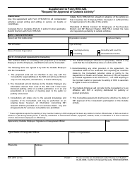 Form NIH2657 Supplement to Form Hhs-520 - Request for Approval of Outside Activity