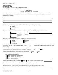 Form NIH2835-1 Appendix 1 Telework Application and Agreement, Page 2