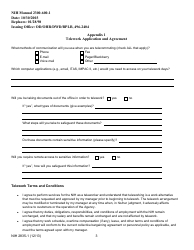 Form NIH2835-1 Appendix 1 Telework Application and Agreement, Page 3