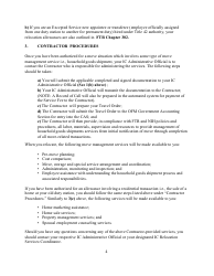 Form NIH2028 Request for Permanent Change of Station Orders, Page 4