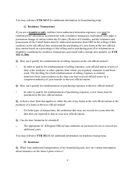 Form NIH2028 Request for Permanent Change of Station Orders, Page 9