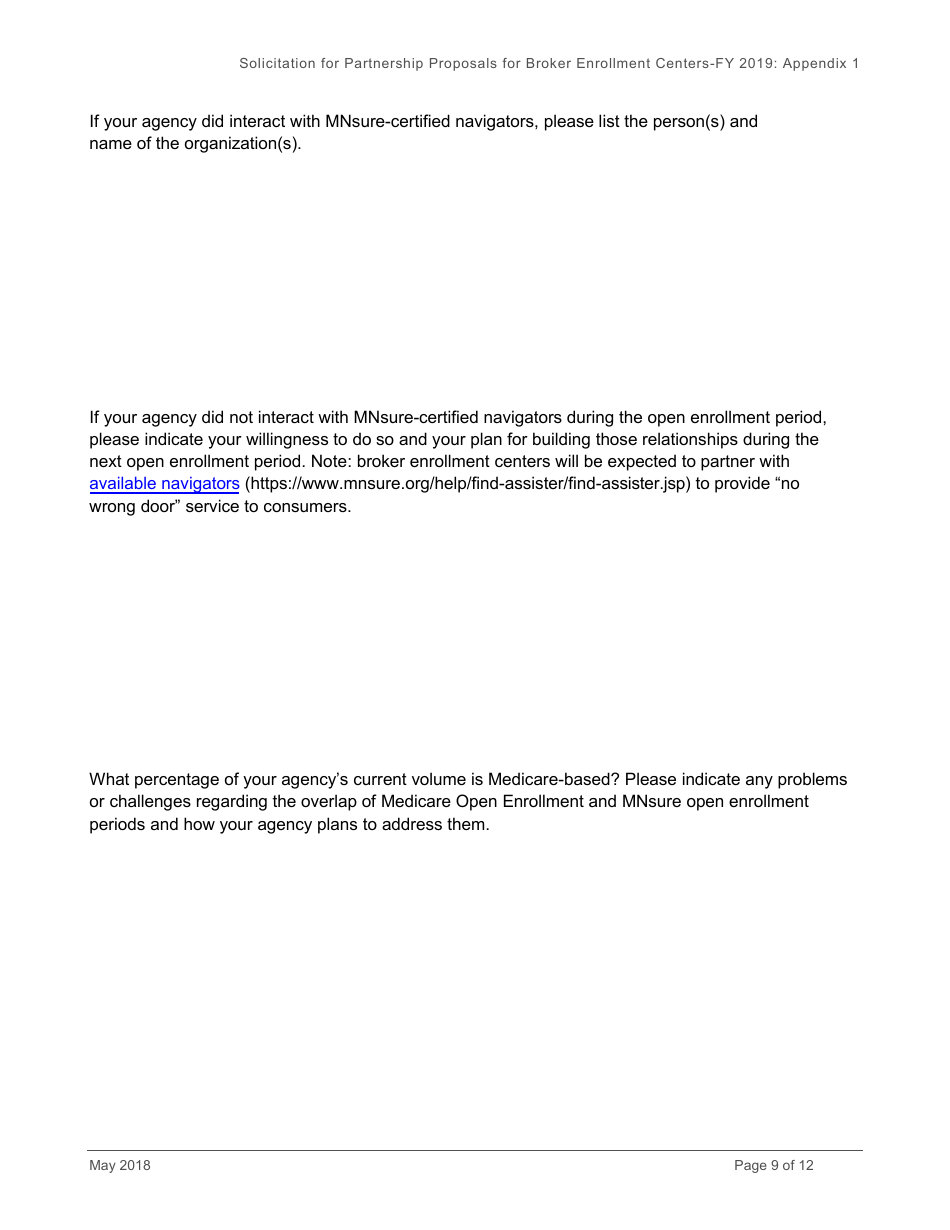 Appendix 1 Questionnaire Form - Mnsure - Minnesota, Page 9
