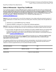 Request for Proposals for Consumer and Small Business Shopping, System of Record, and Enrollment Decision Support Tools for Mnsure - Minnesota, Page 19