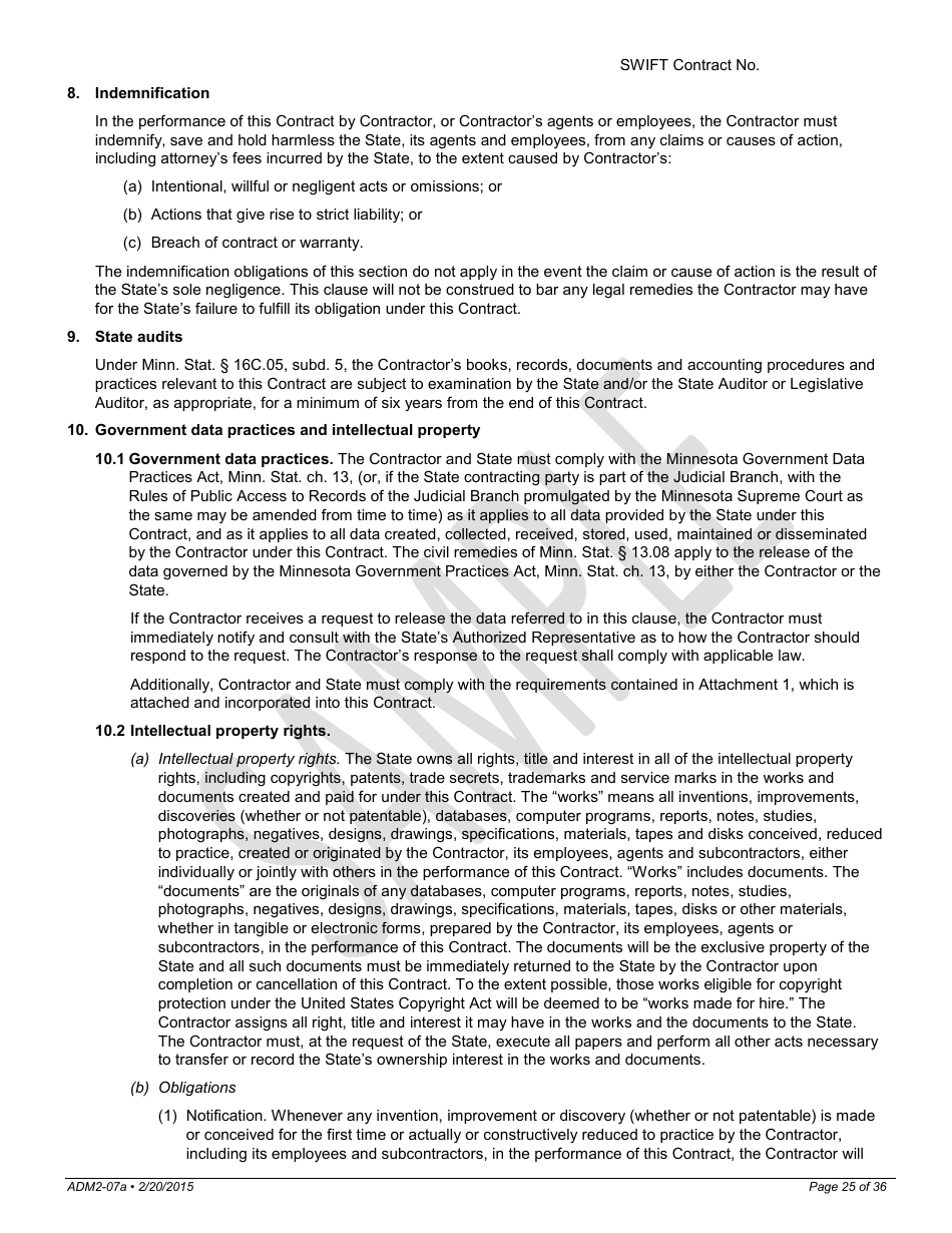 Request for Proposals for Consumer and Small Business Shopping, System of Record, and Enrollment Decision Support Tools for Mnsure - Minnesota, Page 25
