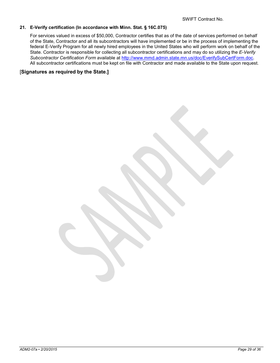 Request for Proposals for Consumer and Small Business Shopping, System of Record, and Enrollment Decision Support Tools for Mnsure - Minnesota, Page 29
