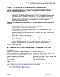 Request for Proposals for Consumer and Small Business Shopping, System of Record, and Enrollment Decision Support Tools for Mnsure - Minnesota, Page 6